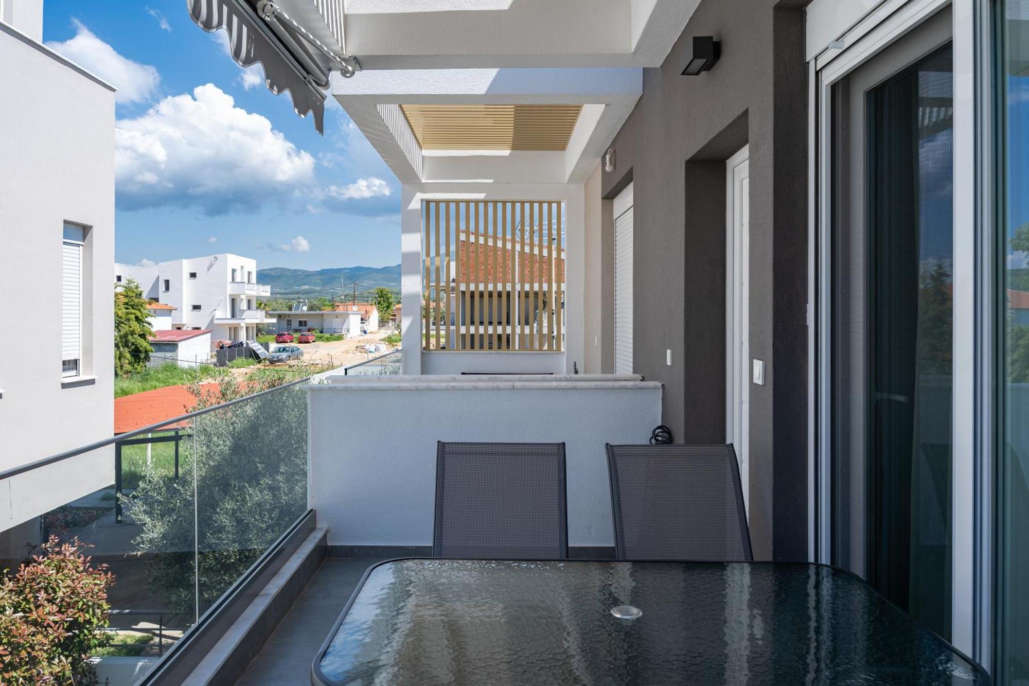 Ferienwohnung Danai & Palm Residential Complexes Ofrínion Exterior foto