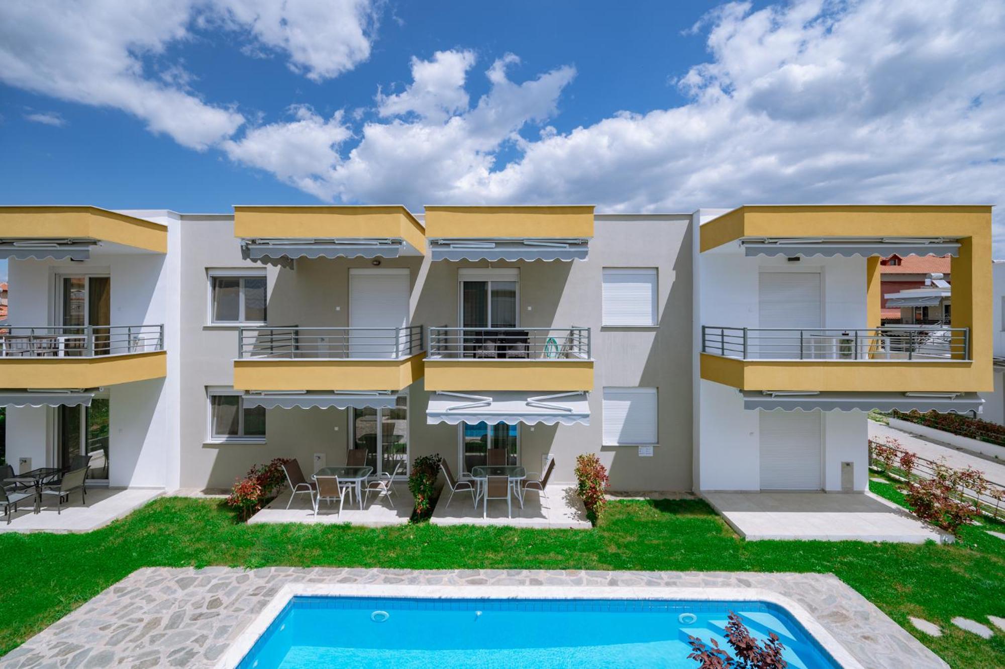 Ferienwohnung Danai & Palm Residential Complexes Ofrínion Exterior foto